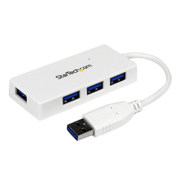 StarTech Portable 4 Port SuperSpeed Mini USB 3.0 Hub