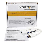 StarTech Portable 4 Port SuperSpeed Mini USB 3.0 Hub