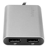 StarTech.com Thunderbolt 3 to Dual DisplayPort Adapter - Thunderbolt to 2x DP Converter - 4K 60Hz