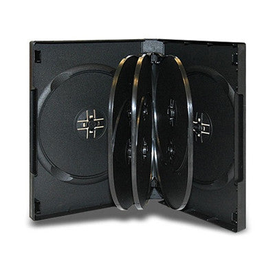 8 DVD case black with flip